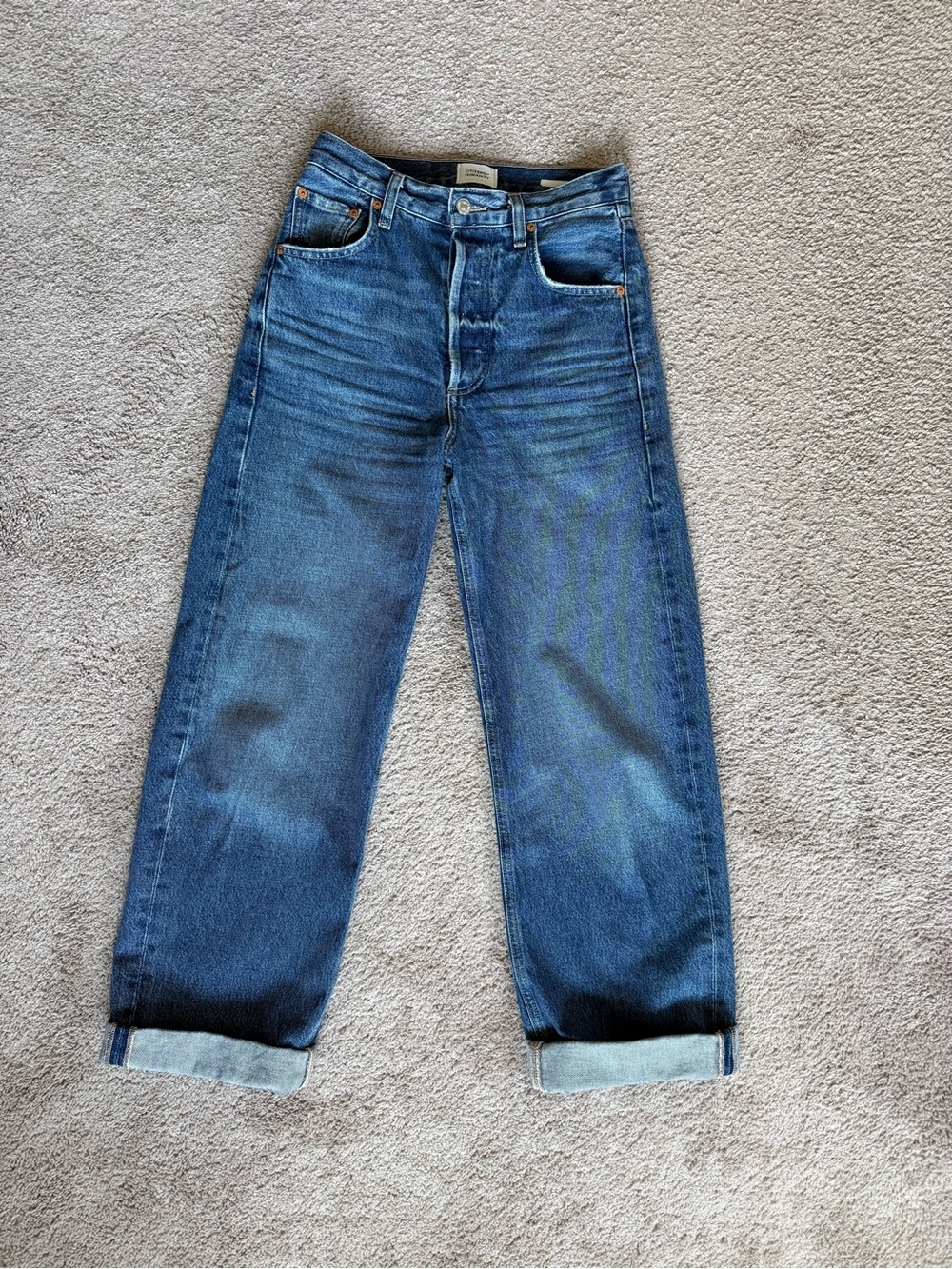 Citizens Of Humanity Ayla  High-Rise Relaxed Wide Jeans size 23